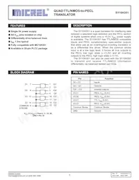 SY10H351JZ-TR Datasheet Cover