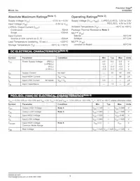 SY89208VMG-TR Datasheet Page 3