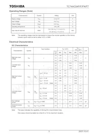 TC74AC04FN(F Datasheet Page 3