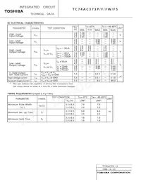 TC74AC373P(F) Datasheet Page 3