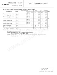 TC74AC373P(F) Datasheet Page 4