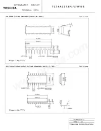 TC74AC373P(F) Datasheet Page 5