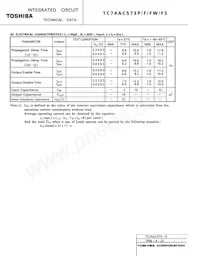 TC74AC573FW-ELP Datasheet Page 4