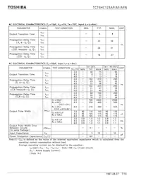 TC74HC123APNEWF Datasheet Page 7