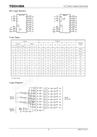 TC74HC138AFN(F Datasheet Page 2