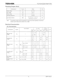 TC74VHC02FTELM Datasheet Page 3