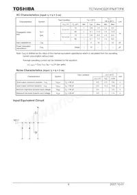 TC74VHC02FTELM Datasheet Pagina 4