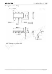 TC74VHC14FT(EK2 Datasheet Page 7