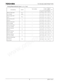 TC74VHC165FTELM Datasheet Page 6