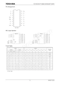 TC74VHCT138AFTEL Datasheet Page 2