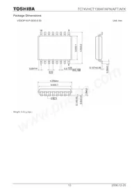 TC74VHCT138AFTEL 데이터 시트 페이지 10