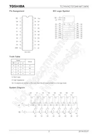 TC74VHCT373AFTEL Datasheet Page 2