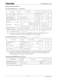 TC7MB3245CFT-EL(M) Datasheet Pagina 3