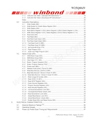 W25Q80JVSNIQ TR Datasheet Page 3