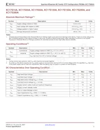 XC17S50AVOG8C Datasheet Page 5