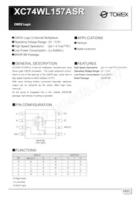 XC74WL157ASR Datasheet Cover