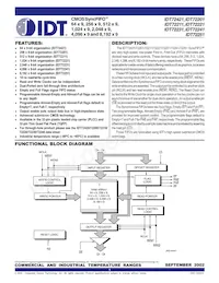 72221L25JG Datasheet Cover