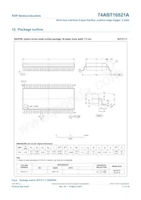 74ABT16821ADGG Datasheet Page 12