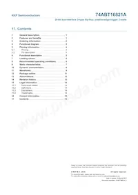 74ABT16821ADGG Datasheet Page 17