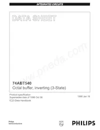74ABT540PW Datasheet Cover