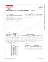 74ABT541CMTCX Datasheet Cover