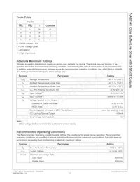 74ABT541CMTCX Datasheet Page 2
