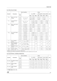 74AC125TTR Datasheet Page 3
