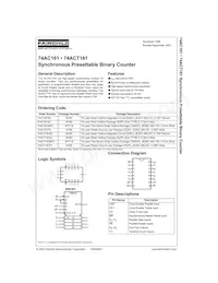 74AC161SCX Datasheet Cover