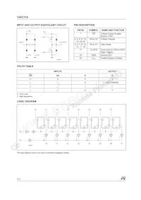 74AC374MTR Datasheet Page 2