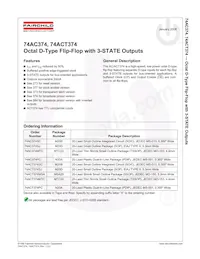 74AC374SCX Datasheet Cover