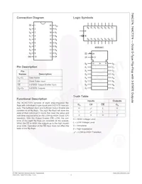 74AC374SCX Datasheet Page 2