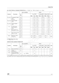 74AC574TTR Datasheet Page 5