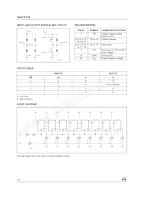 74ACT374MTR Datasheet Page 2