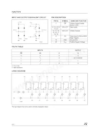74ACT574MTR Datasheet Page 2