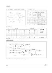 74ACT74MTR Datasheet Page 2
