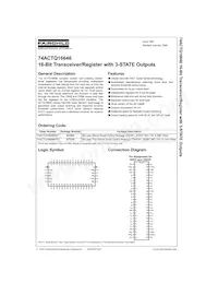 74ACTQ16646MTD Datasheet Cover