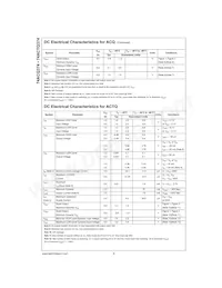 74ACTQ374PC Datasheet Page 4