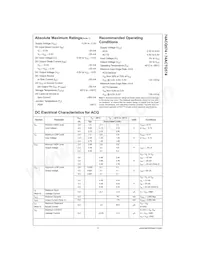 74ACTQ574PC Datasheet Page 3