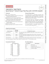 74ACTQ574SCX Datasheet Cover