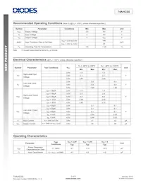 74AHC00T14-13 Datasheet Page 3