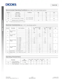 74AHC08S14-13 Datasheet Pagina 3