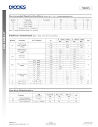 74AHC14S14-13 Datasheet Page 3