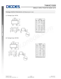 74AHC1G00W5-7 Datasheet Page 7