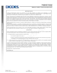 74AHC1G02W5-7 Datasheet Page 8