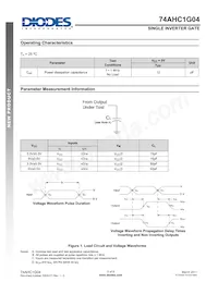 74AHC1G04W5-7 Datasheet Page 5