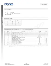 74AHC1G09SE-7 Datasheet Page 2