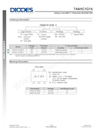 74AHC1G14W5-7 Datasheet Page 7