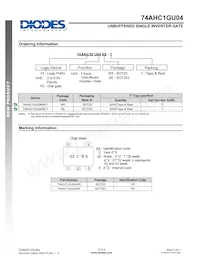 74AHC1GU04W5-7 Datasheet Page 6