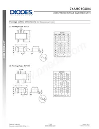74AHC1GU04W5-7 Datasheet Page 7