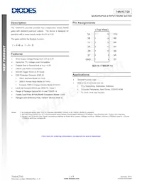74AHCT00S14-13 Datasheet Cover